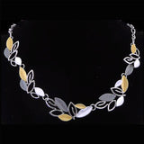 Necklace - Leaves Trio