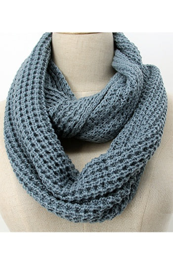 Snood - Blue Fisherman Knit