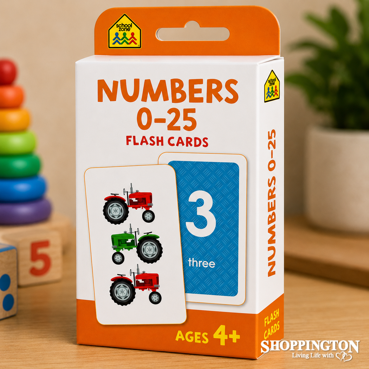 School Zone Flash Cards - Numbers 0 - 25