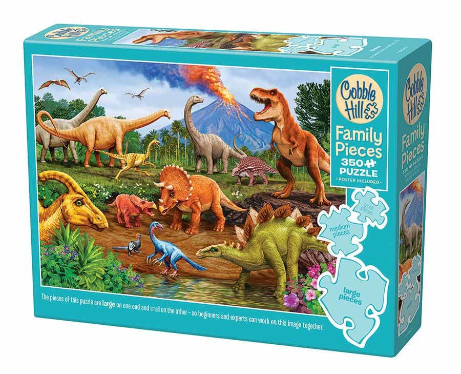 Dinos - 350 Piece Jigsaw Puzzle by Cobble Hill