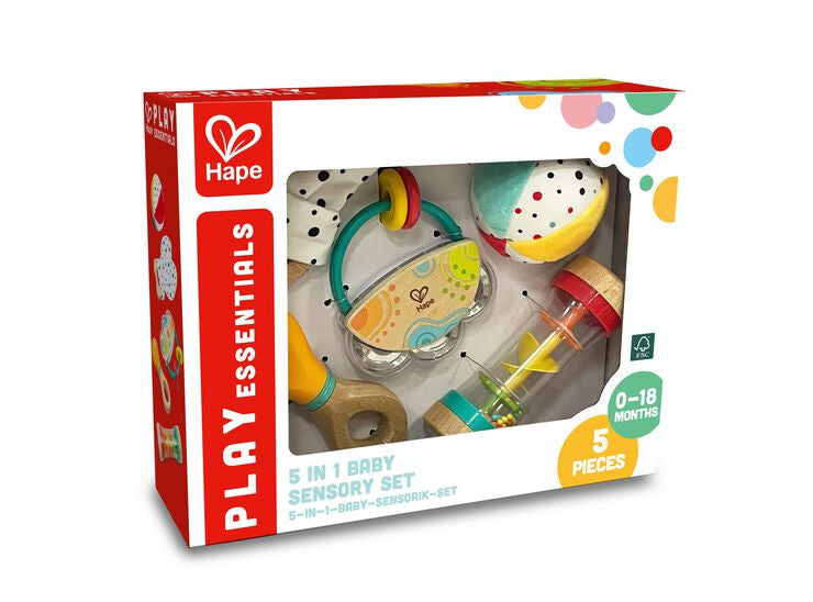 Hape 5 in 1 Sensory Set