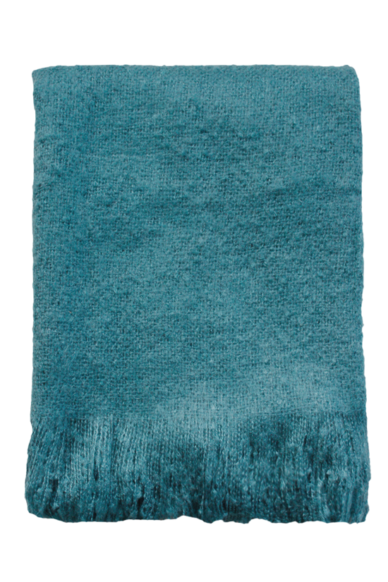 Throw - Clara - Peacock