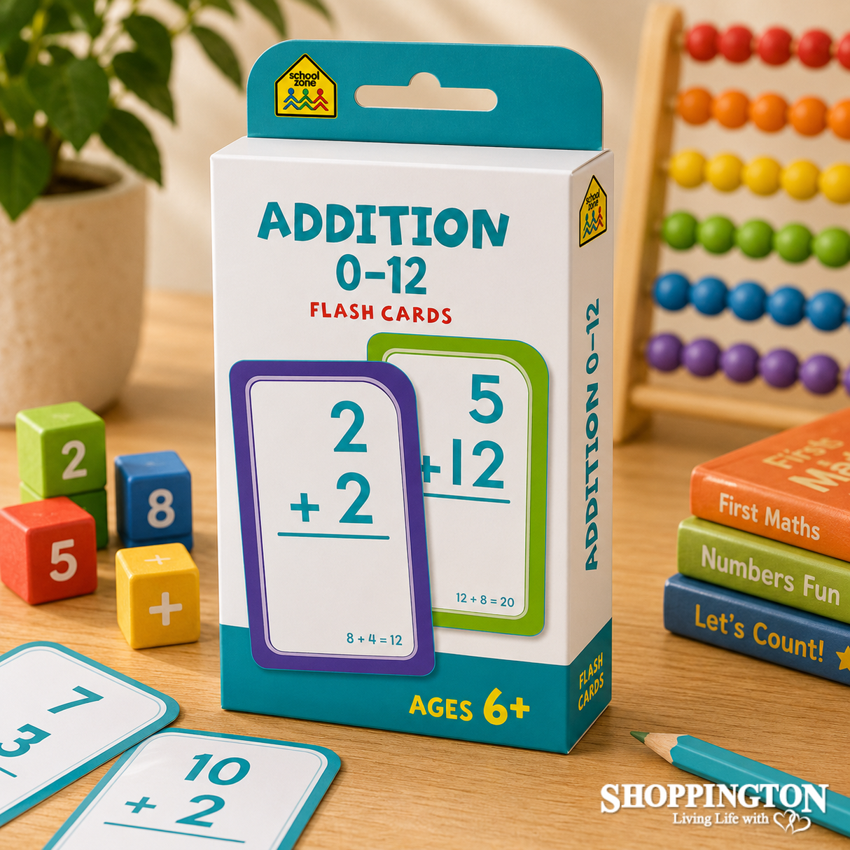 School Zone Flash Cards - Addition 0-12 (new)
