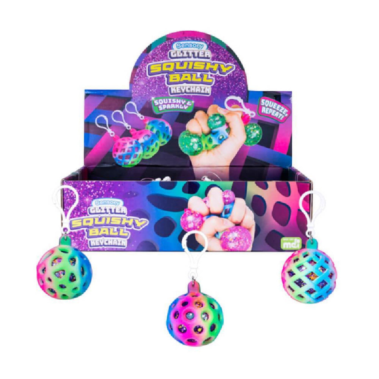 Squishy Ball Keychain