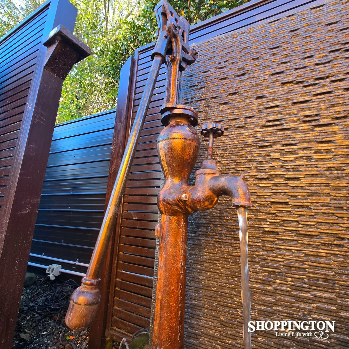 Large Genuine Cast Iron Water Pump Water Feature (ex. base)