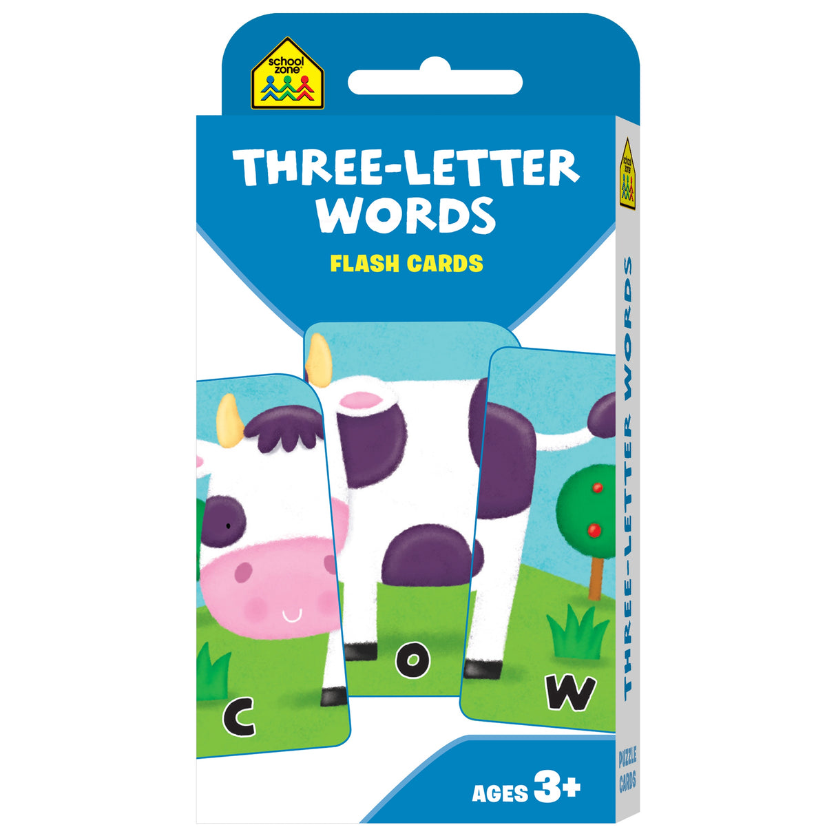 School Zone Flash Cards - Three Letter Words (ND)