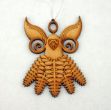 Wooden Christmas Fern Angel