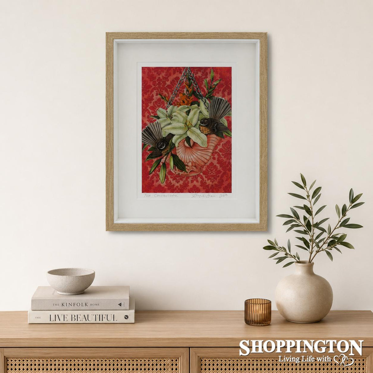 Angie Dennis - Framed Print - The Conversation