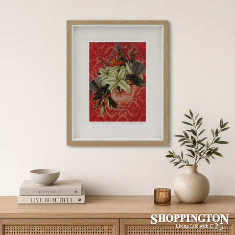 Angie Dennis - Framed Print - The Conversation