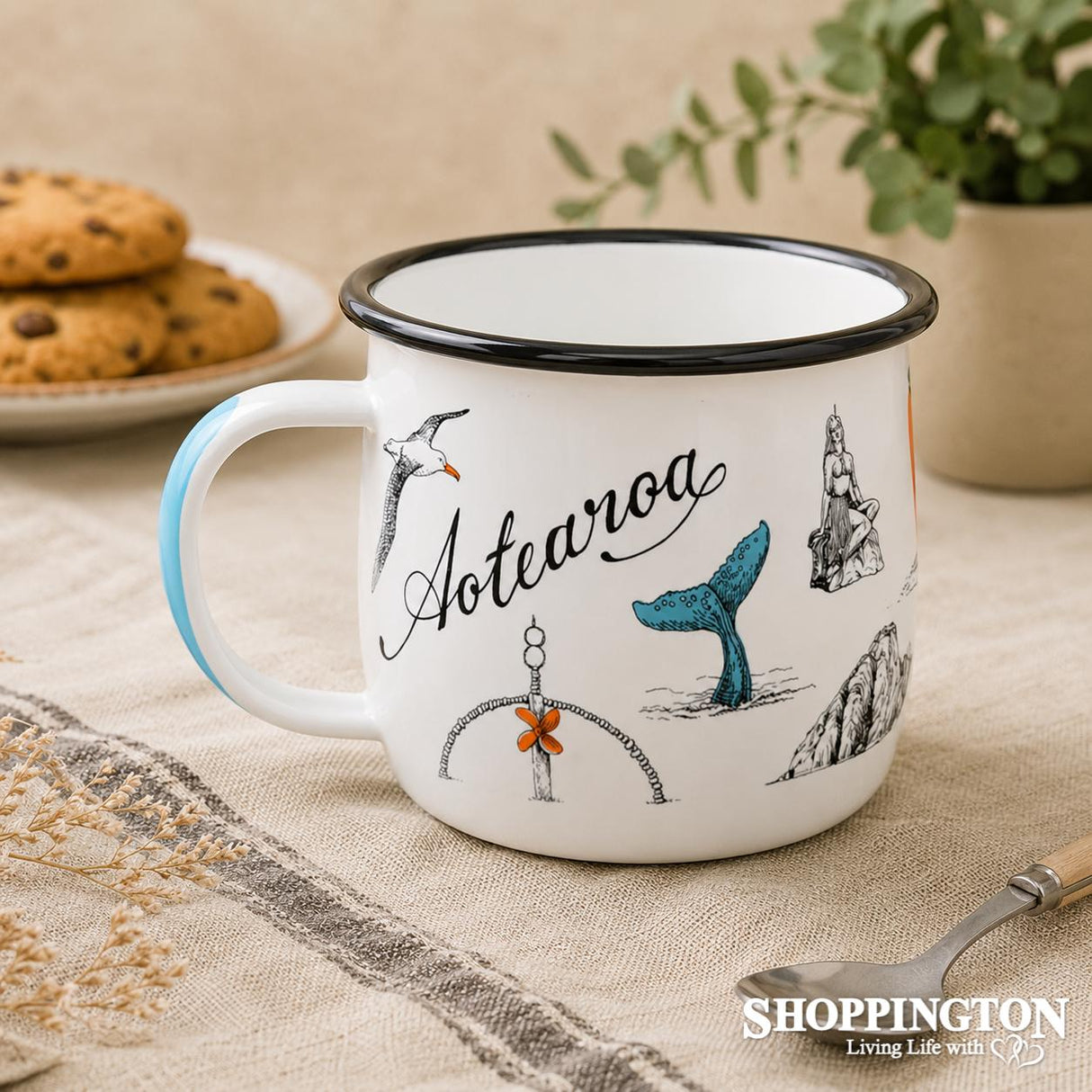 Aotearoa Enamel Mug
