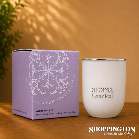 Aromabotanical Soy Wax Candle 185grams / White Orchid