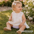 Arthur Avenue - Butter Cream Bow Playsuit
