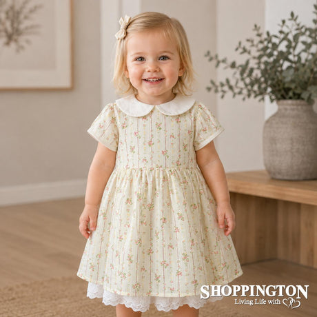 Arthur Avenue - Dusty Rose Lemon Peter Pan Dress