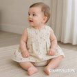 Arthur Avenue - Dusty Rose Lemon Rose Bow Playsuit