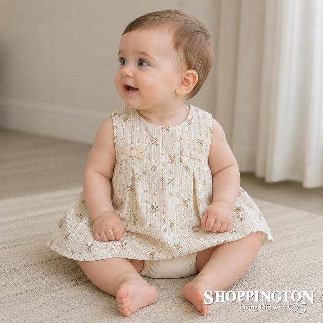 Arthur Avenue - Dusty Rose Lemon Rose Bow Playsuit