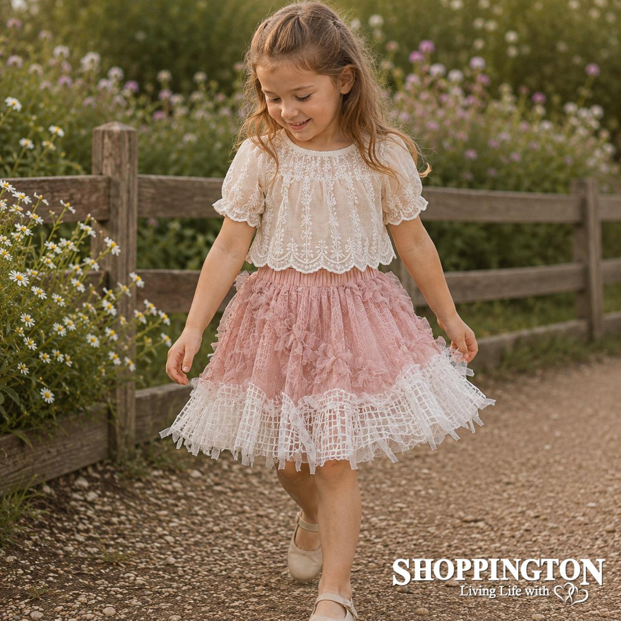 Arthur Avenue - Dusty Rose Party Skirt