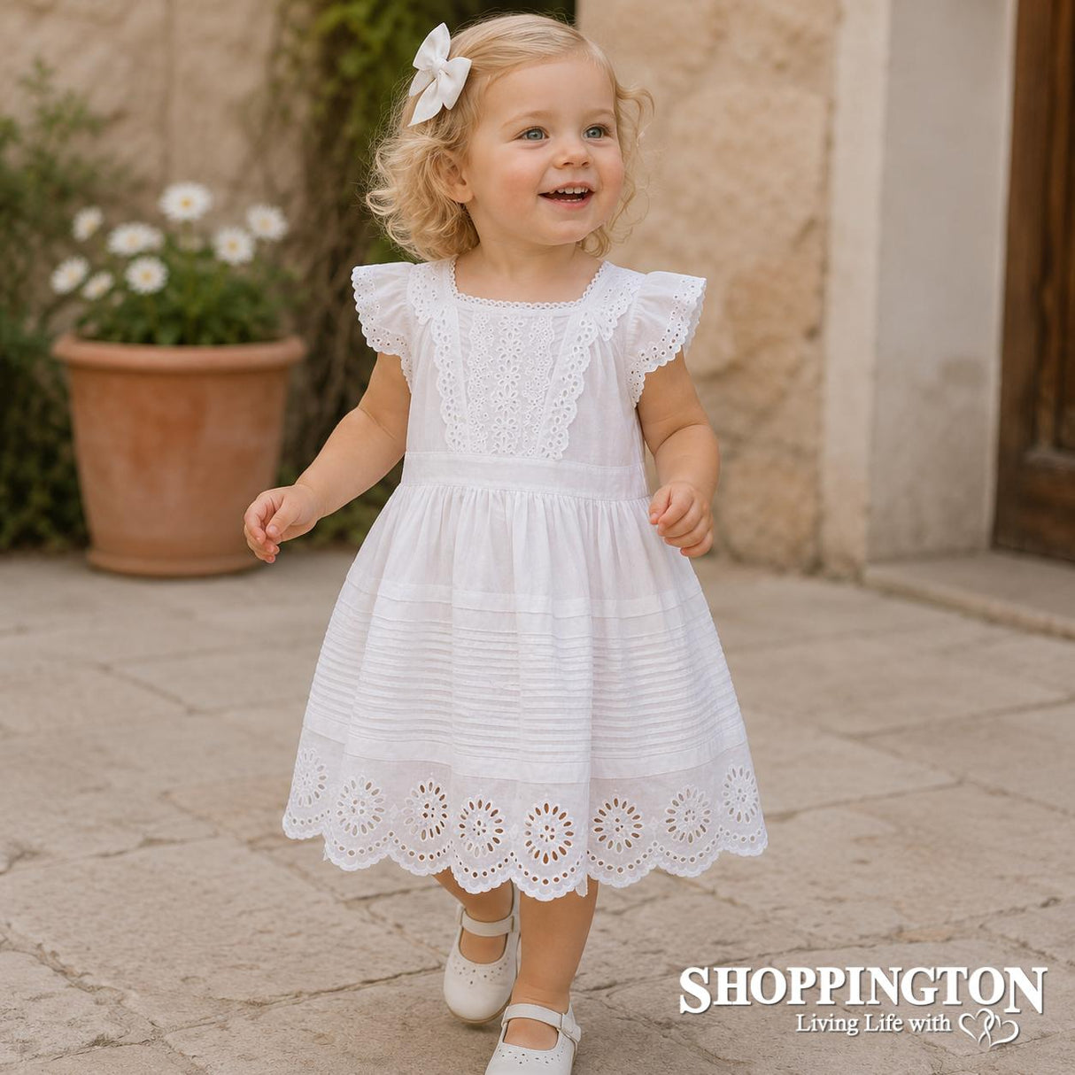 Arthur Avenue - Neutral Love Antique Cotton Dress