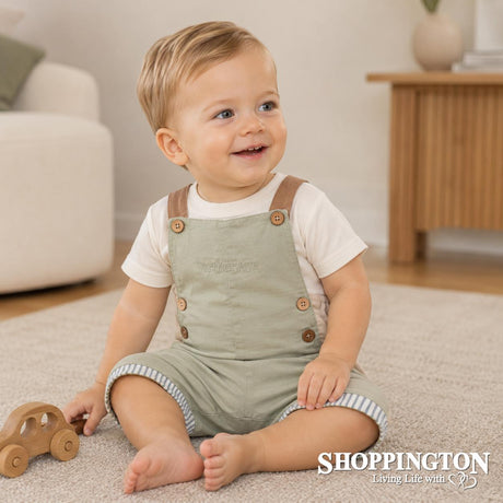 Arthur Avenue - Soft Chord Soft Green Overalls