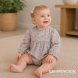 Arthur Avenue - Winter Bloom Frilly Neck Onesie
