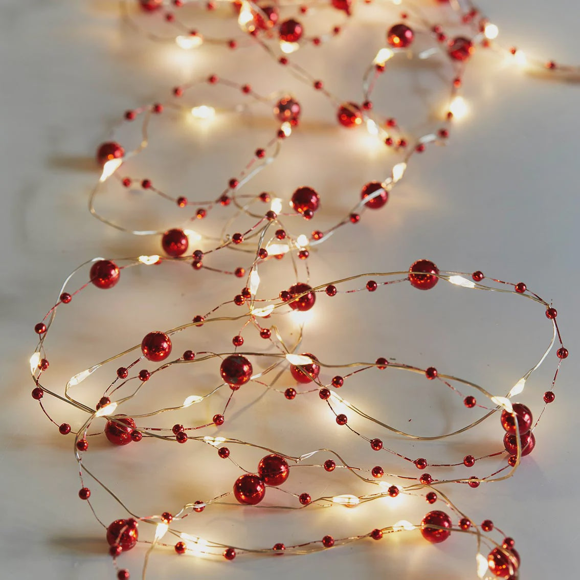 Red Berry String LED Lights