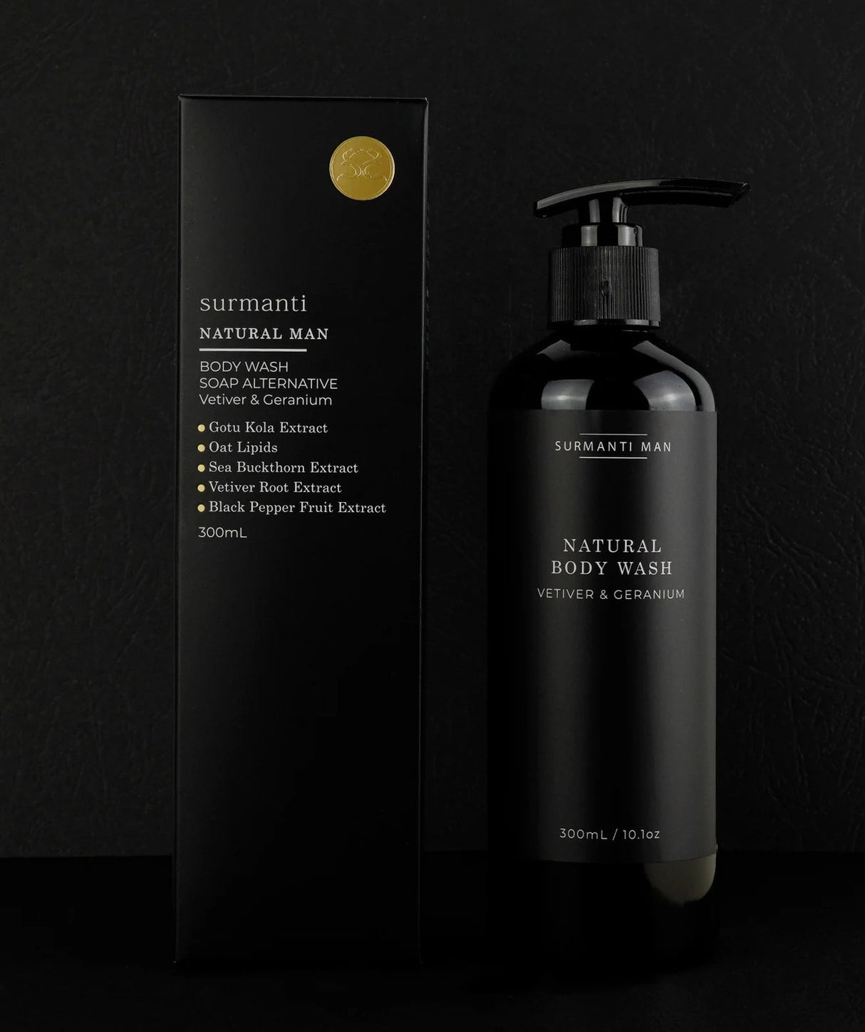Surmanti - Natural Man Body Wash Soap Alternative