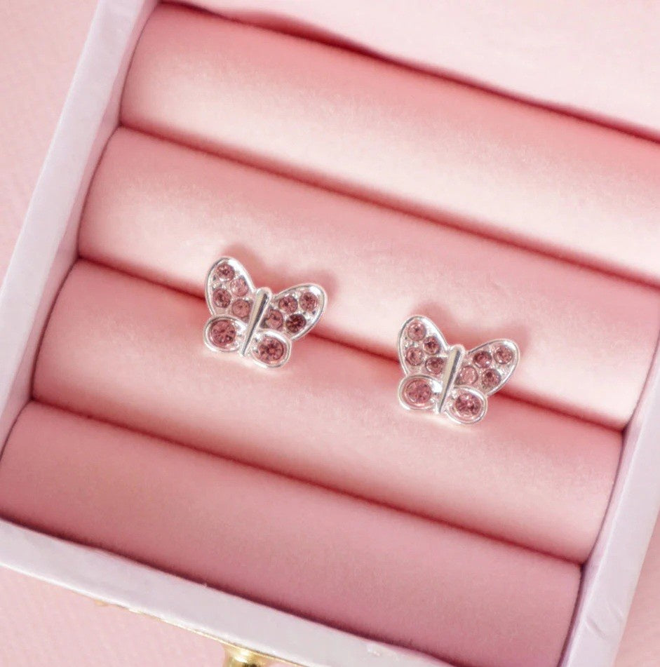 Lauren Hinkley Earrings - Crystal Butterfly