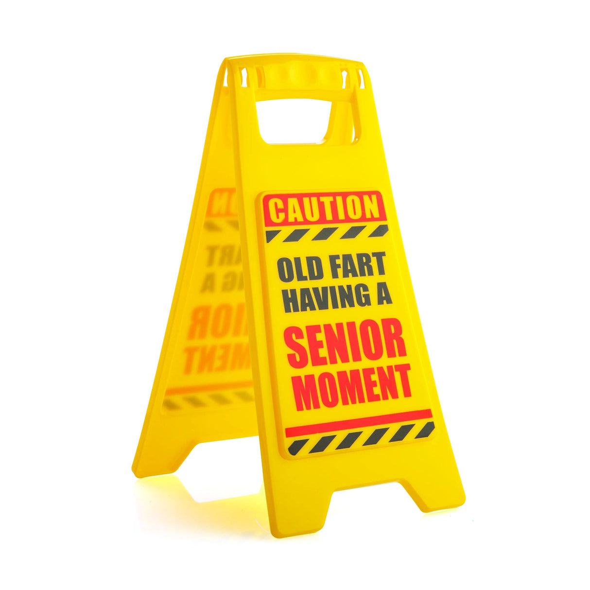 Senior Moment In Progress Desk Warning Sign