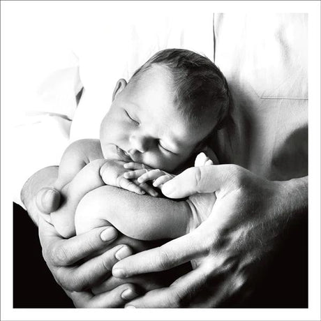 Baby Cupped In Hands Card