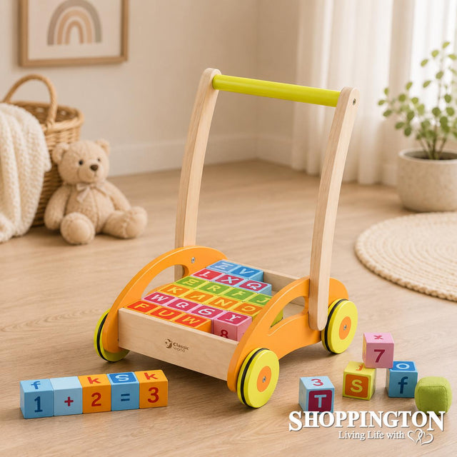 Baby Walker with Blocks - Classic World