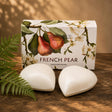Banks & Co / French Pear Heart Soaps 2pk