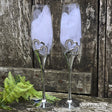 Binding Hearts Wedding Flutes - Wine Glasses
