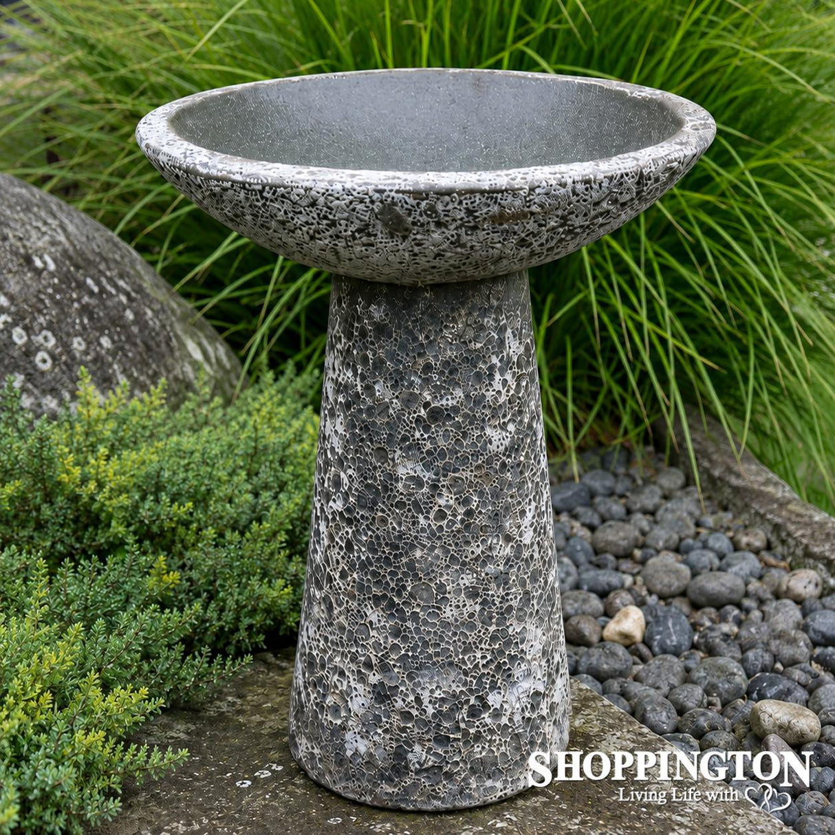 Bird Bath / Oceanic - White 55cm