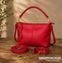 Black Caviar - Alice Deep Red Handbag