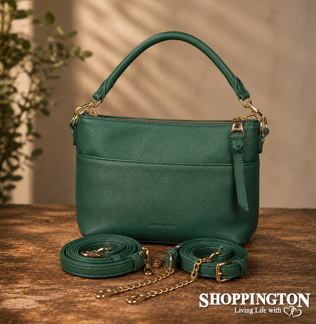 Black Caviar - Alice Olive Handbag