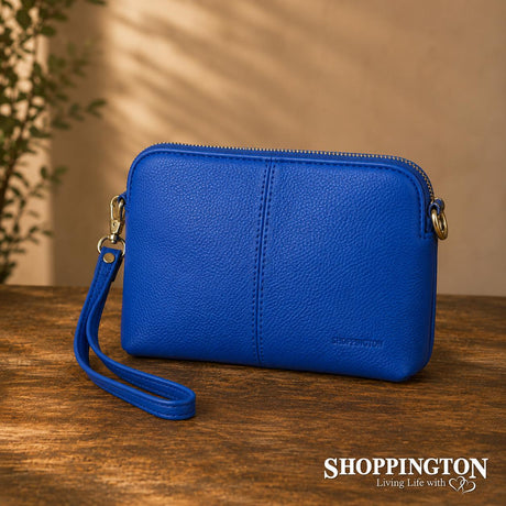 Black Caviar Harper Handbag - Cobalt