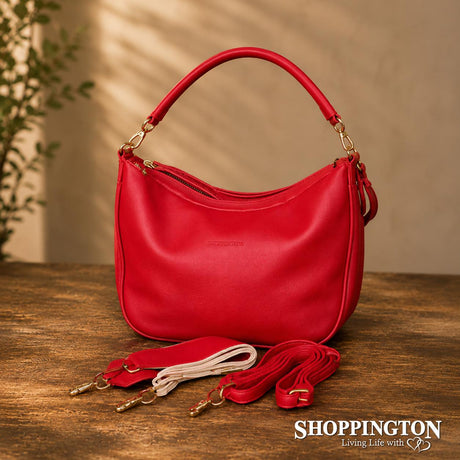 Black Caviar - Mimi Hobo - Red Handbag