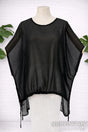 Black Drop Sides Summer Top