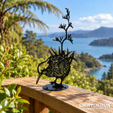 Freestanding Metal Kiwiana Art - Kiwi