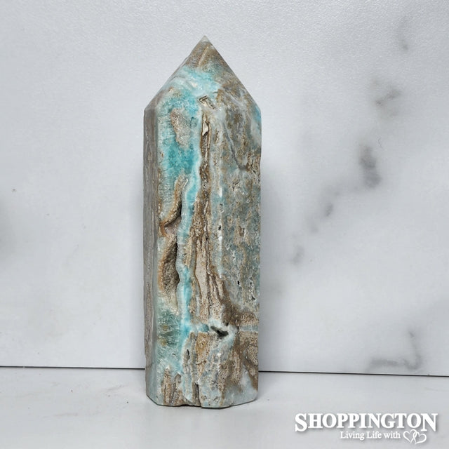 Blue Aragonite Point #2