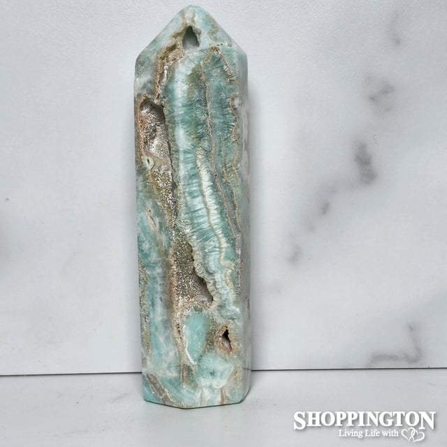 Blue Aragonite Point #3