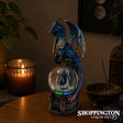 Blue Dragon Water Snow Globe