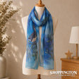 Blue Fantail Scarf