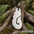 Bone Carved Hook (Lge)