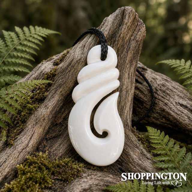Bone Carved Hook (Lge)