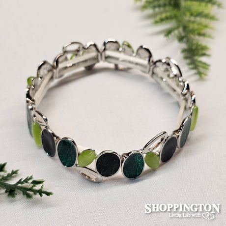 Bracelet - Ovals of Green