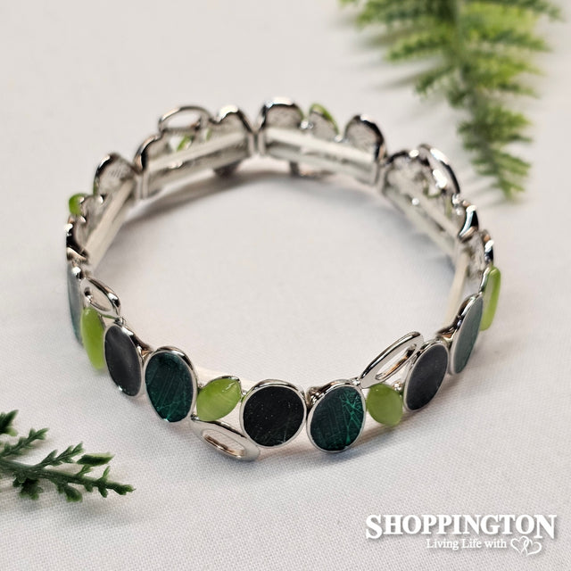 Bracelet - Ovals of Green