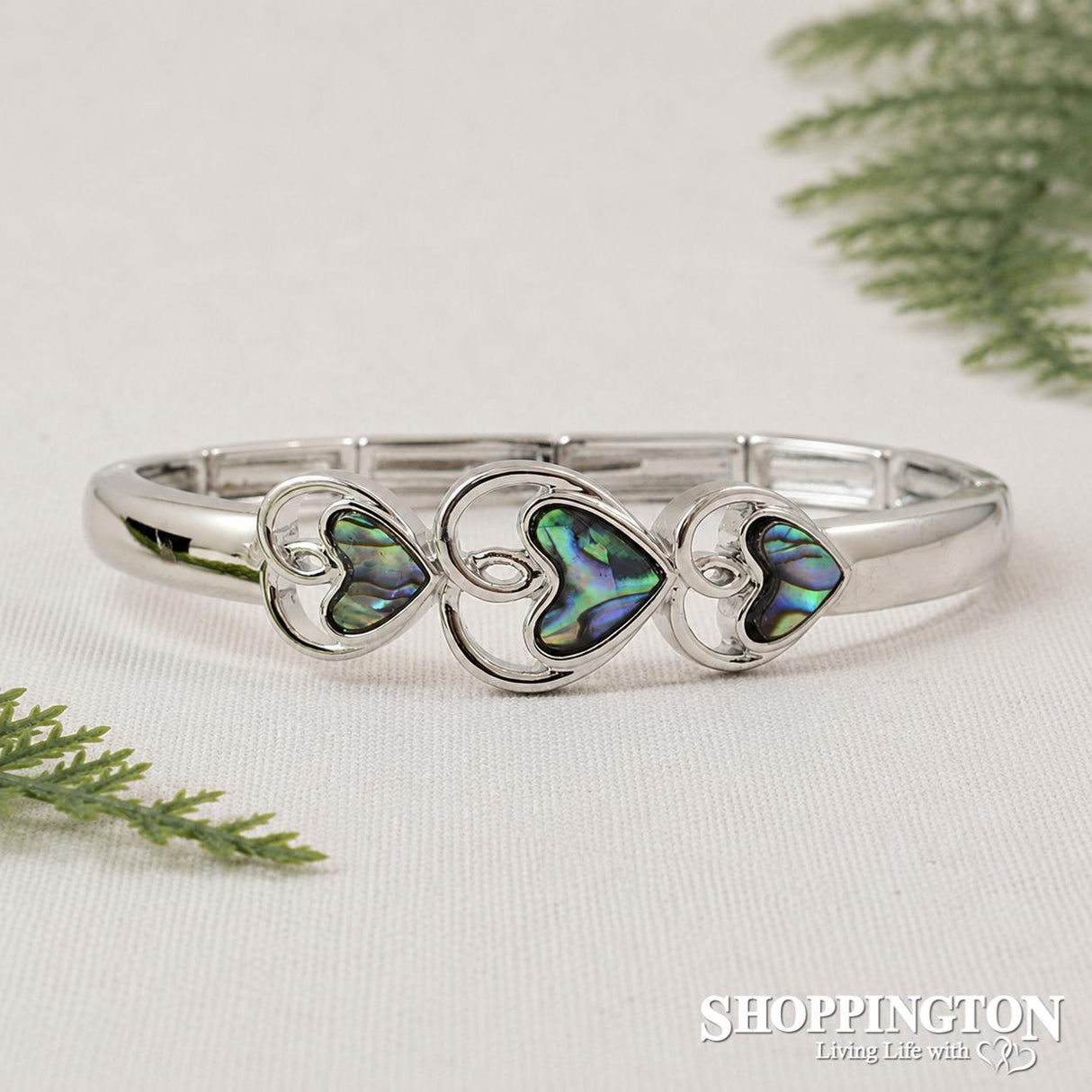 Bracelet - Paua Heart