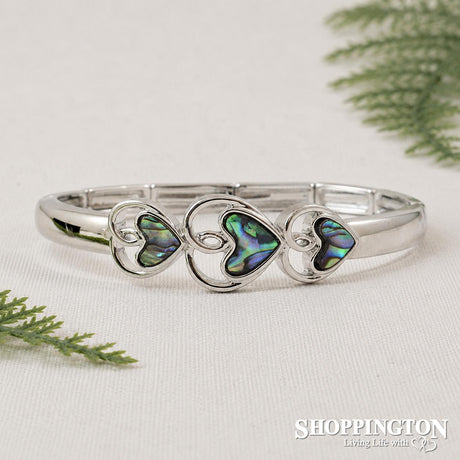 Bracelet - Paua Heart