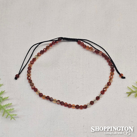 Bracelet - Tigers Eye Star Cut Gemstones