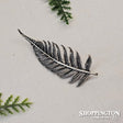 Brooch - Ox-Silver Fern Dainty